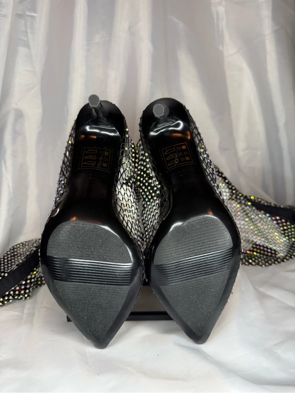 Aldo Arturi Rhinestone Thigh-High Boots - Size 9 NEW IN BOX